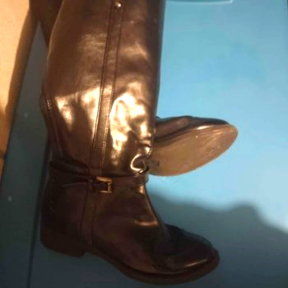 Black Knee High Boots